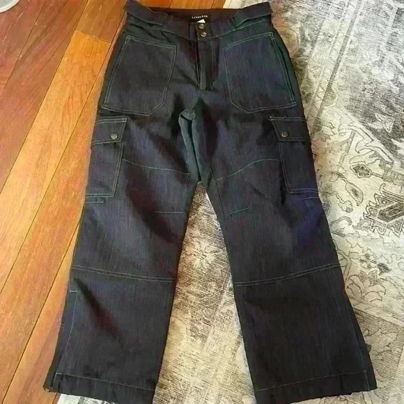 Lands end insulated ski snowboard pants- like new! Adjustable waist, zip pockets - Picture 1 of 5